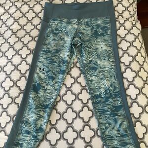 Green Swirl Leggings (NWOT)